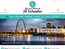 Tablet Screenshot of jillschaeferlaw.com